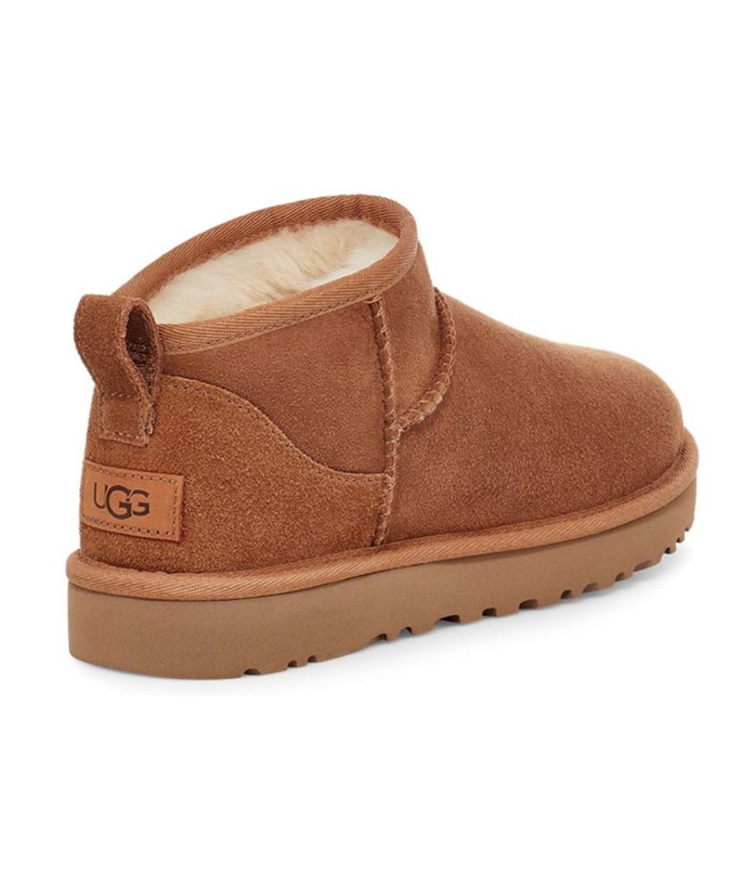 UGG AUSTRALIA Оранжевое замшевые полусапоги, фото 4