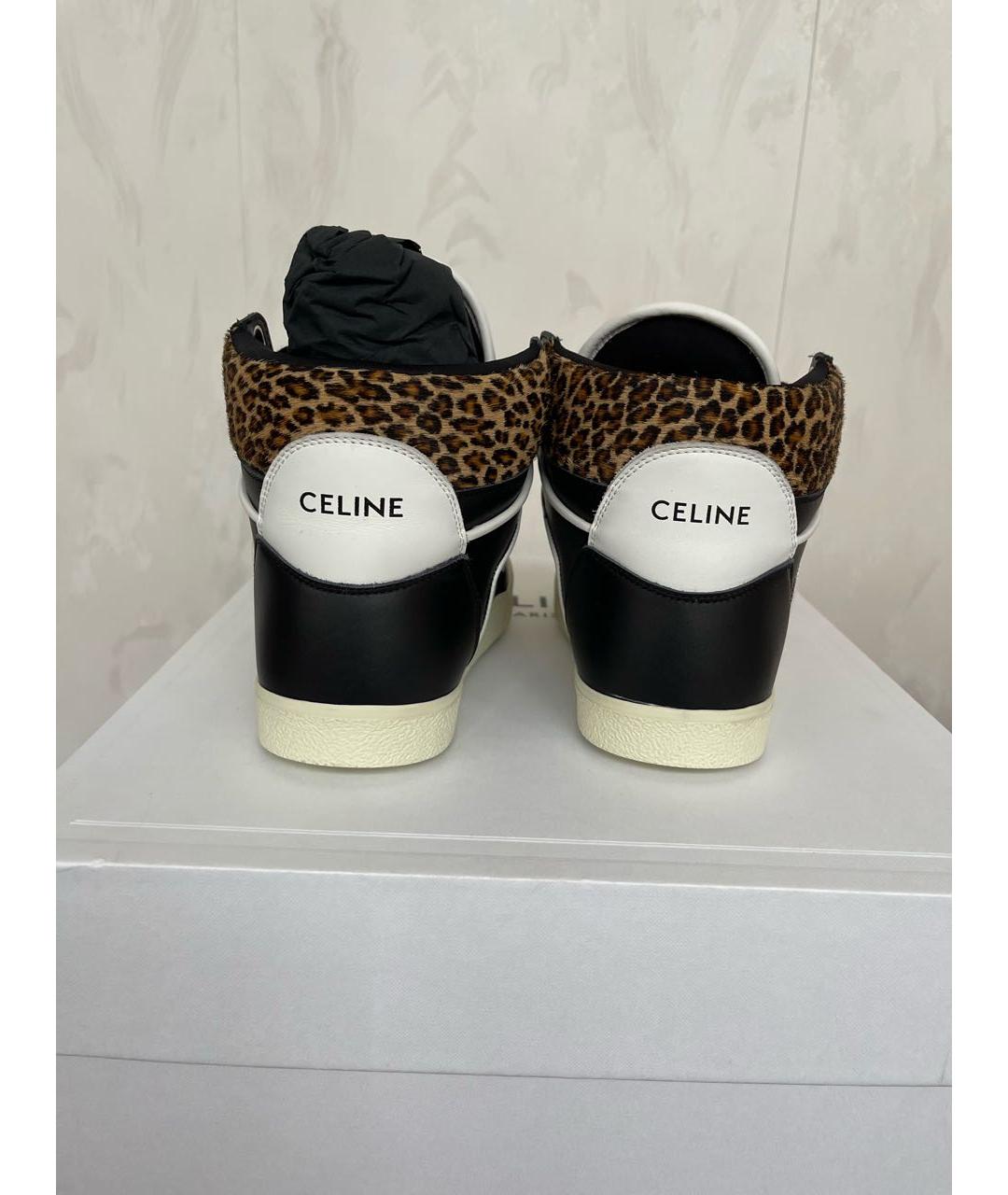 CELINE PRE-OWNED Мульти кожаные кроссовки, фото 3