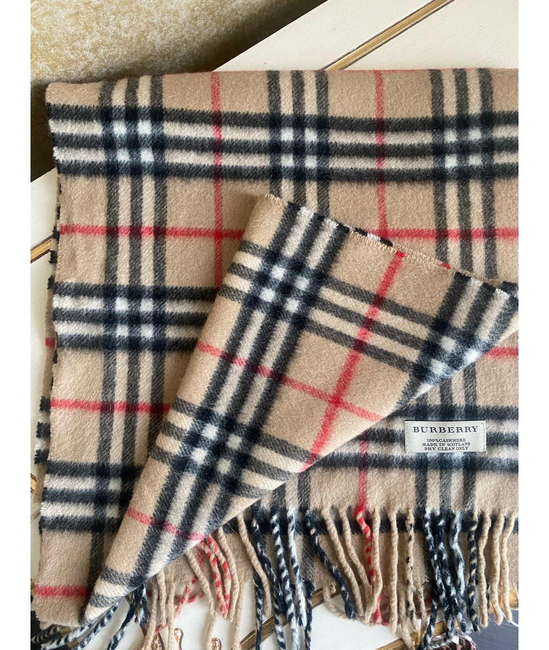 BURBERRY Кашемировый шарф, фото 6