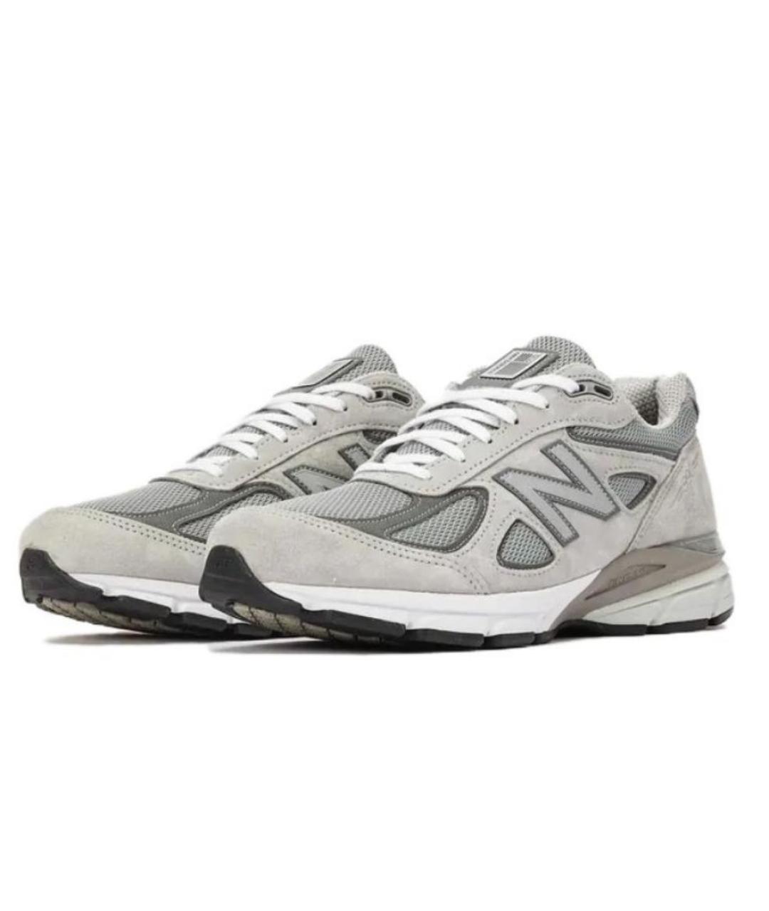 NEW BALANCE Серые замшевые кроссовки, фото 2