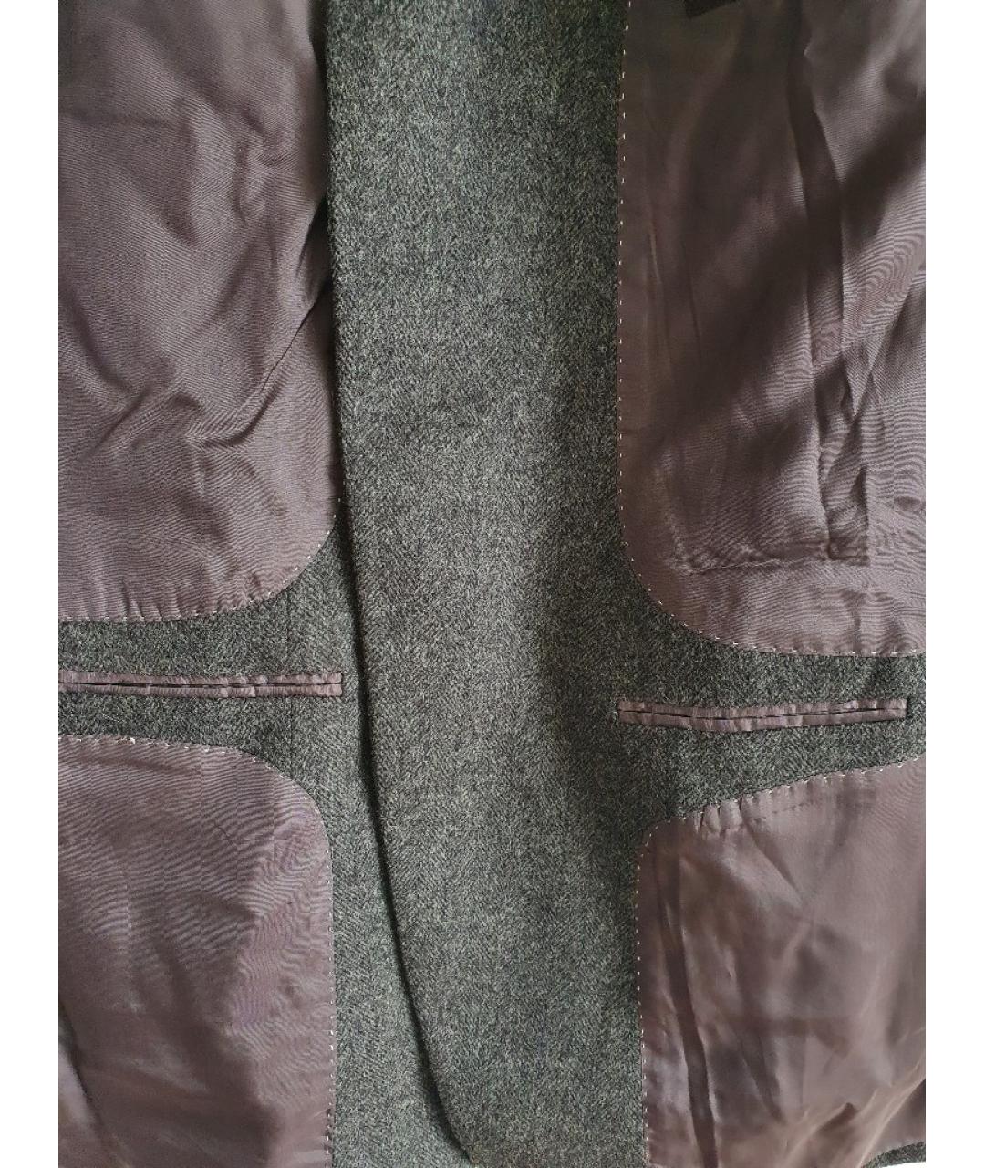 ZZEGNA Антрацитовый шерстяной пиджак, фото 6