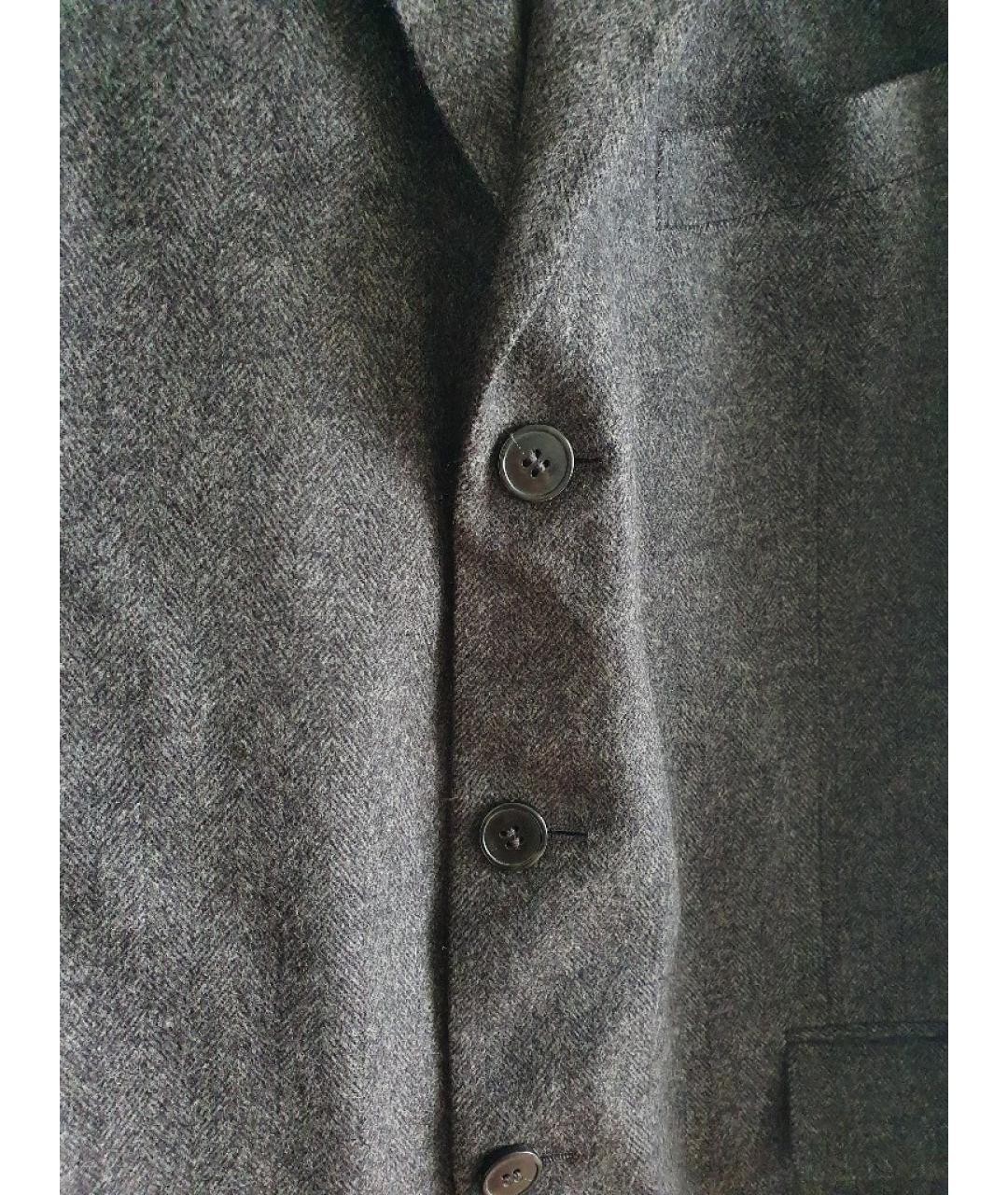 ZZEGNA Антрацитовый шерстяной пиджак, фото 4