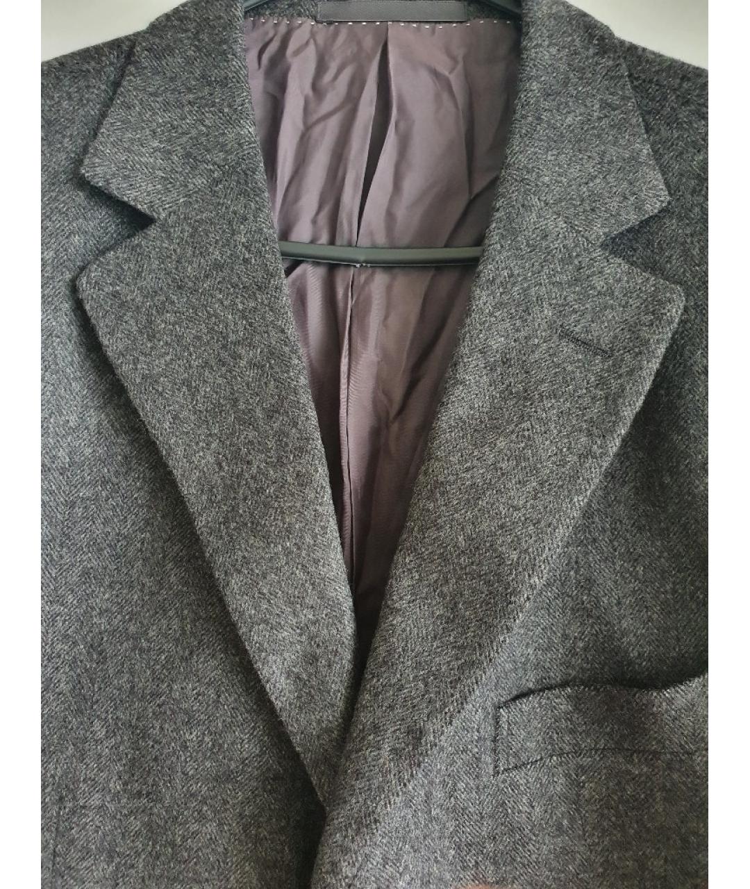 ZZEGNA Антрацитовый шерстяной пиджак, фото 2