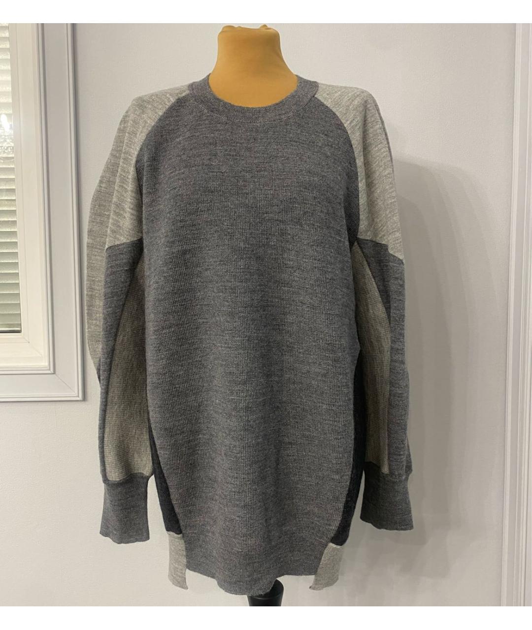 STELLA MCCARTNEY Антрацитовый шерстяной джемпер / свитер, фото 3