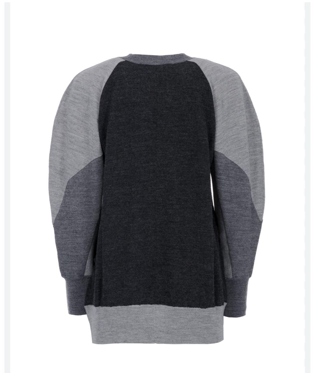 STELLA MCCARTNEY Антрацитовый шерстяной джемпер / свитер, фото 2