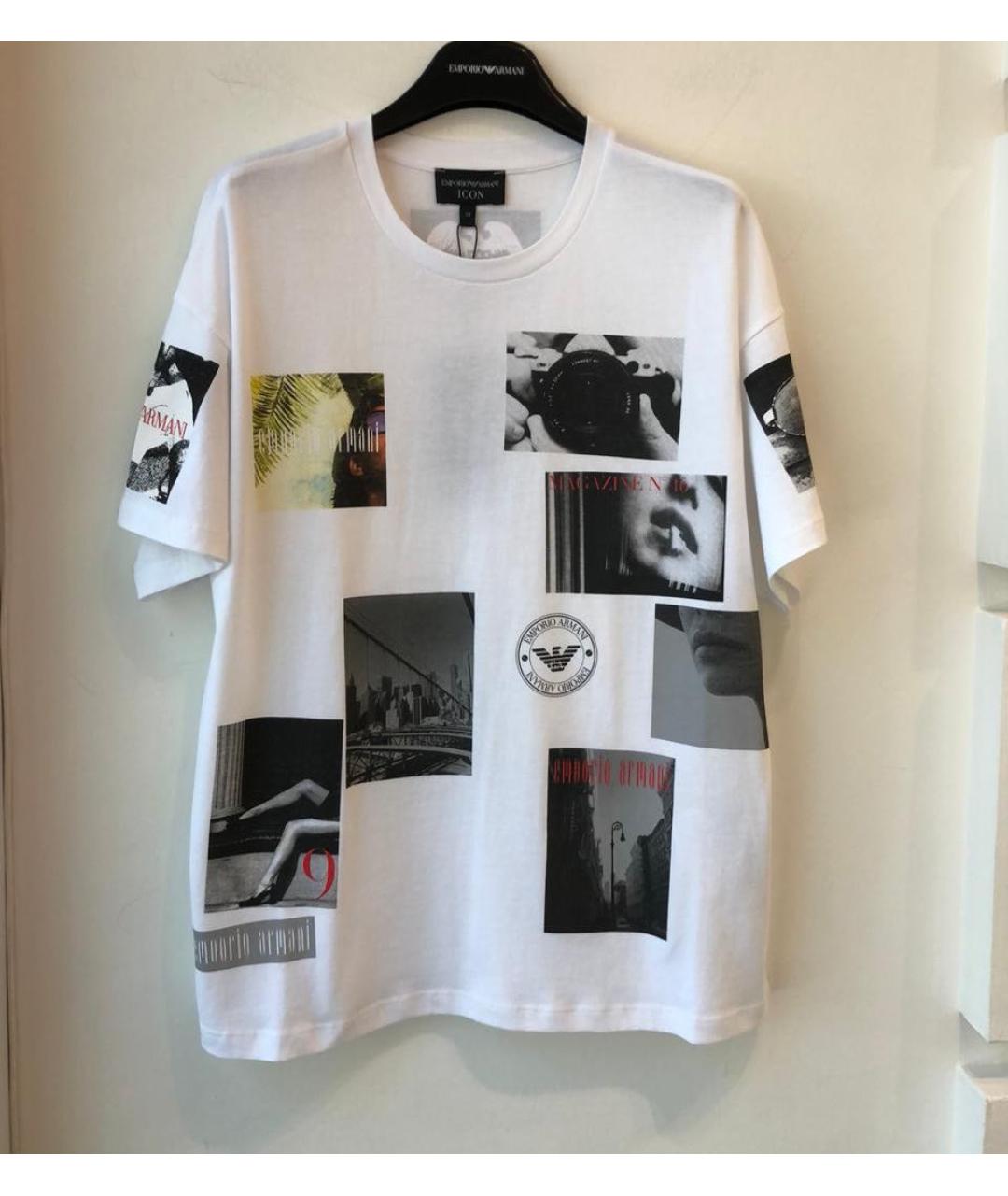 EMPORIO ARMANI Белая футболка, фото 2