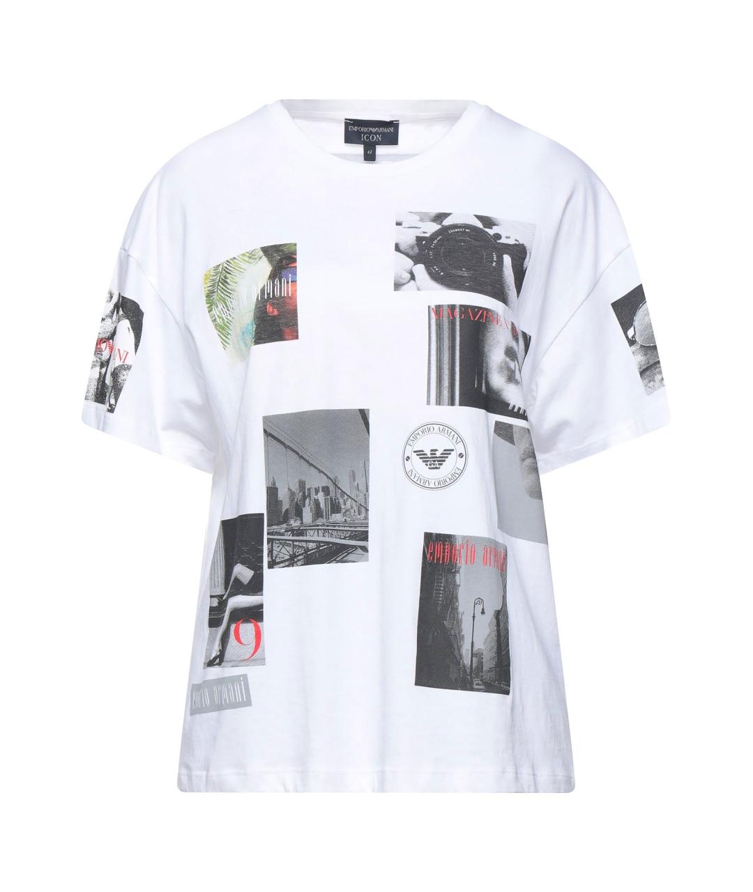 EMPORIO ARMANI Белая футболка, фото 1