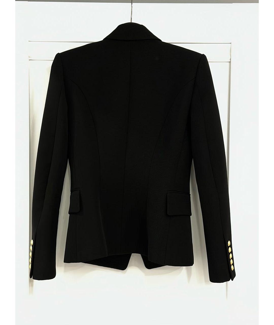 BALMAIN Черный шерстяной жакет/пиджак, фото 2