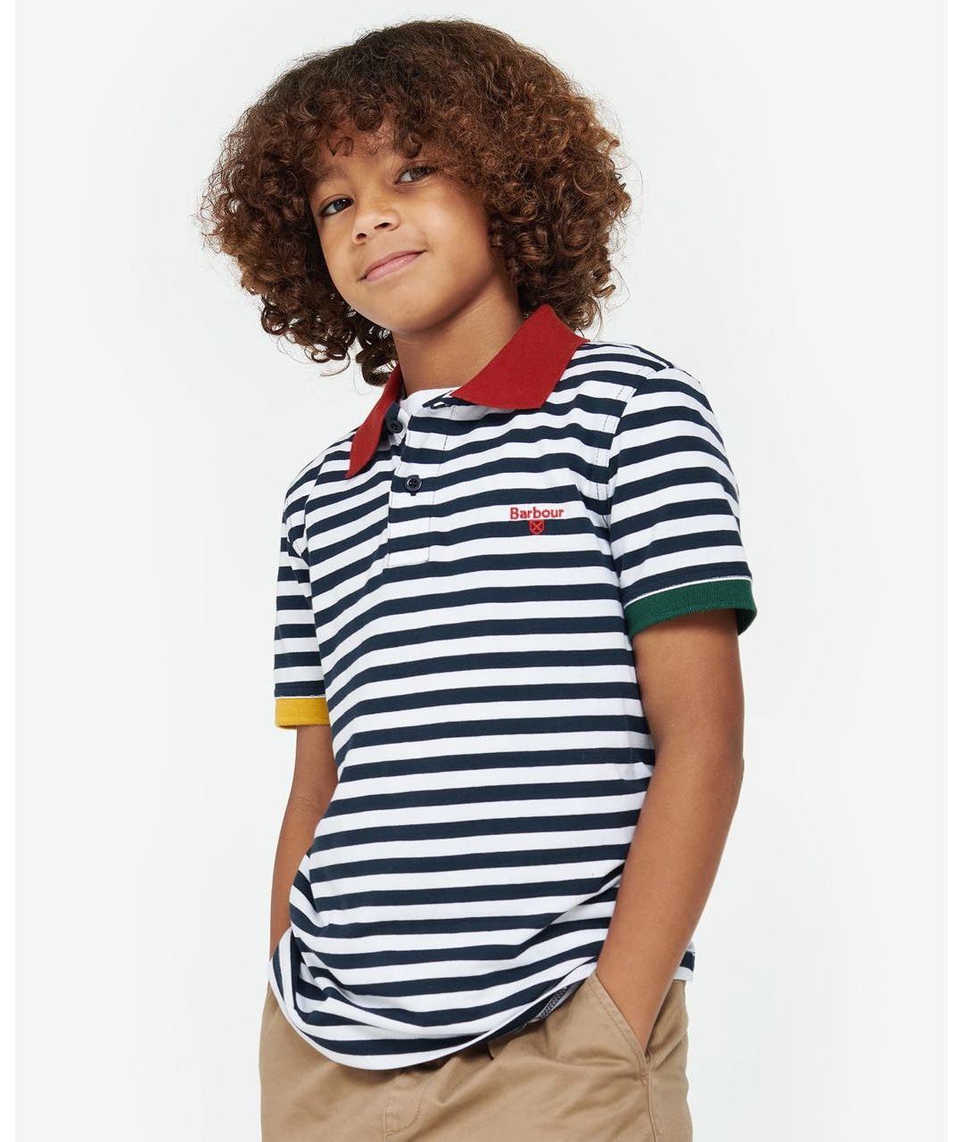 BARBOUR Мульти хлопковая детская футболка, фото 2