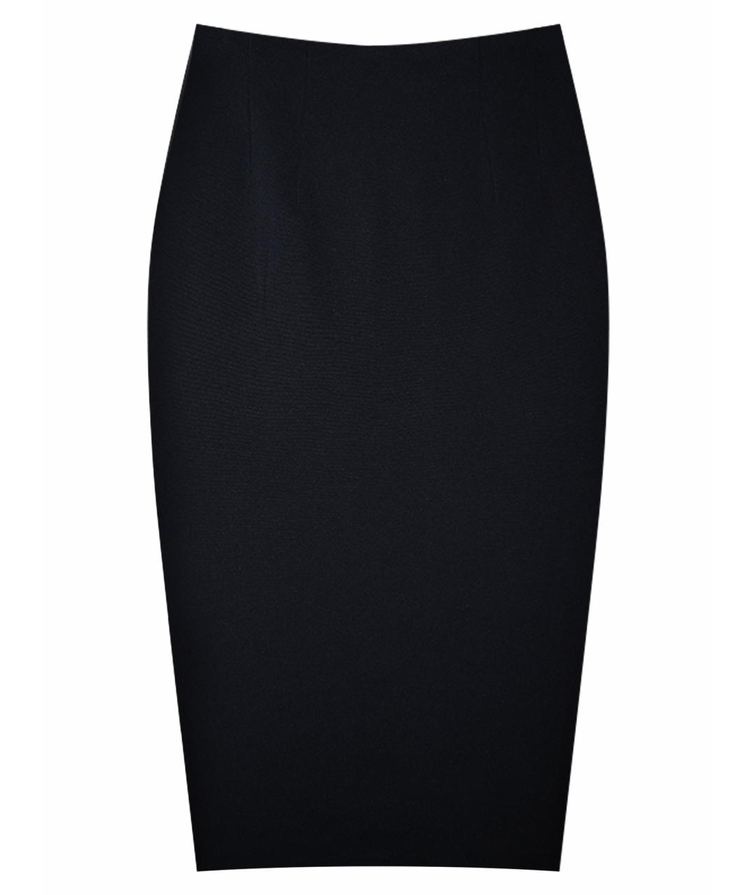 JIL SANDER Темно-синяя юбка миди, фото 1