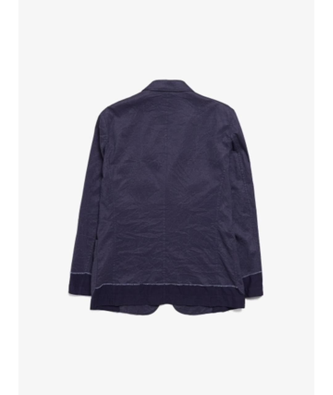 ISSEY MIYAKE Темно-синий хлопковый пиджак, фото 2