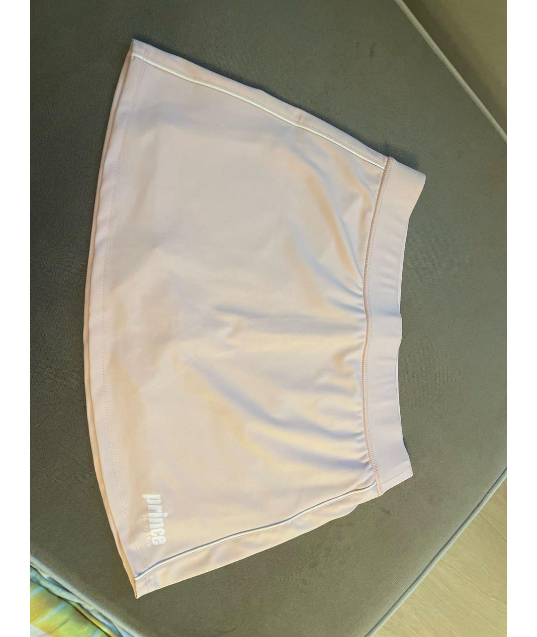 SPORTY AND RICH Розовая полиэстеровая юбка-шорты, фото 8