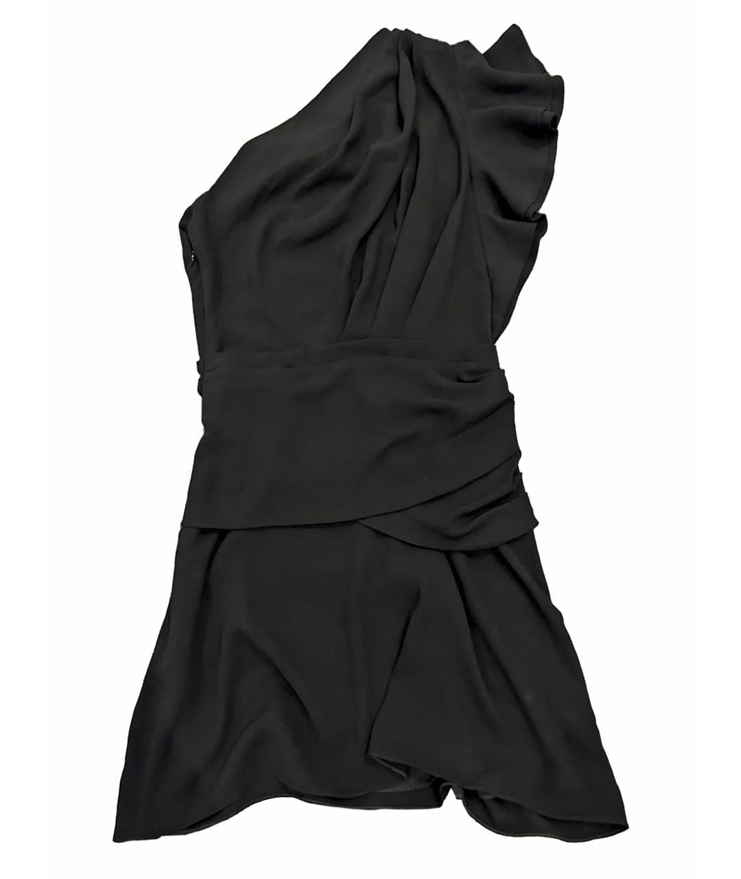 IRO Черное полиэстеровое коктейльное платье, фото 1
