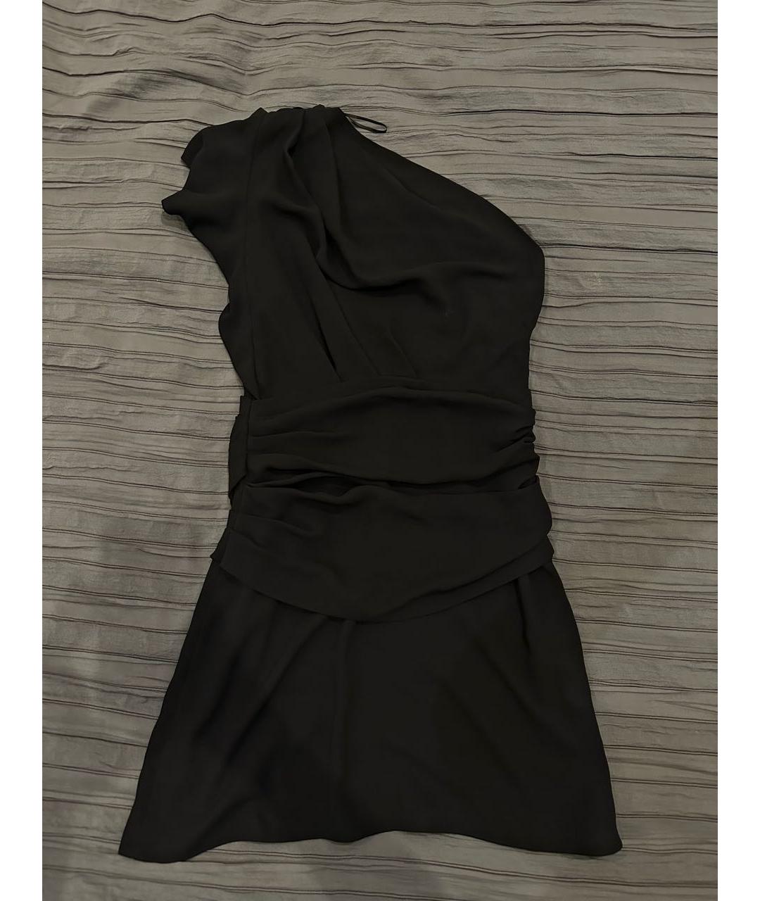 IRO Черное полиэстеровое коктейльное платье, фото 2