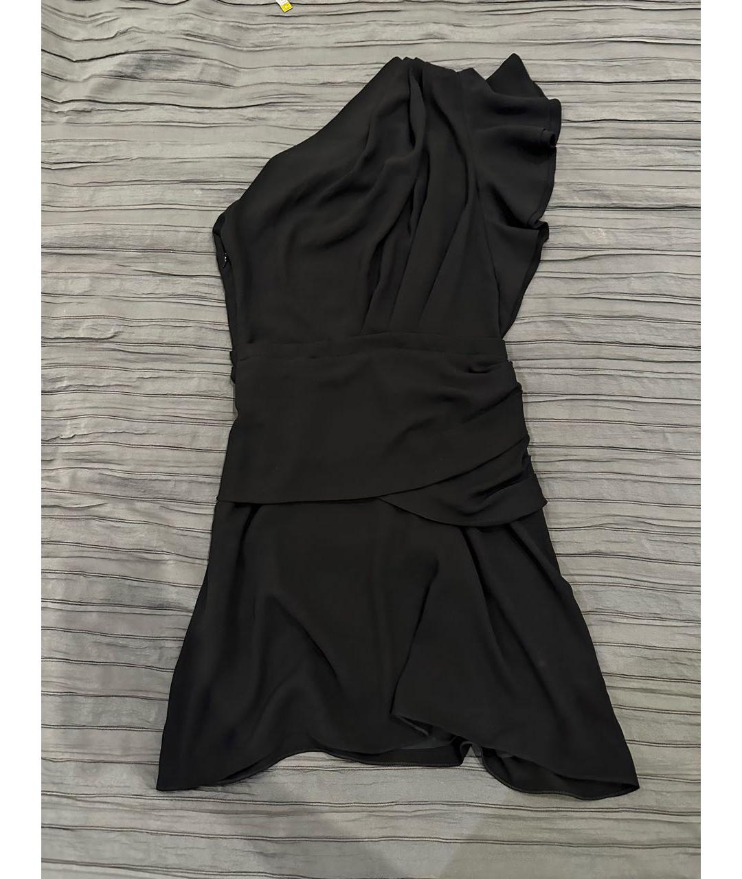IRO Черное полиэстеровое коктейльное платье, фото 5