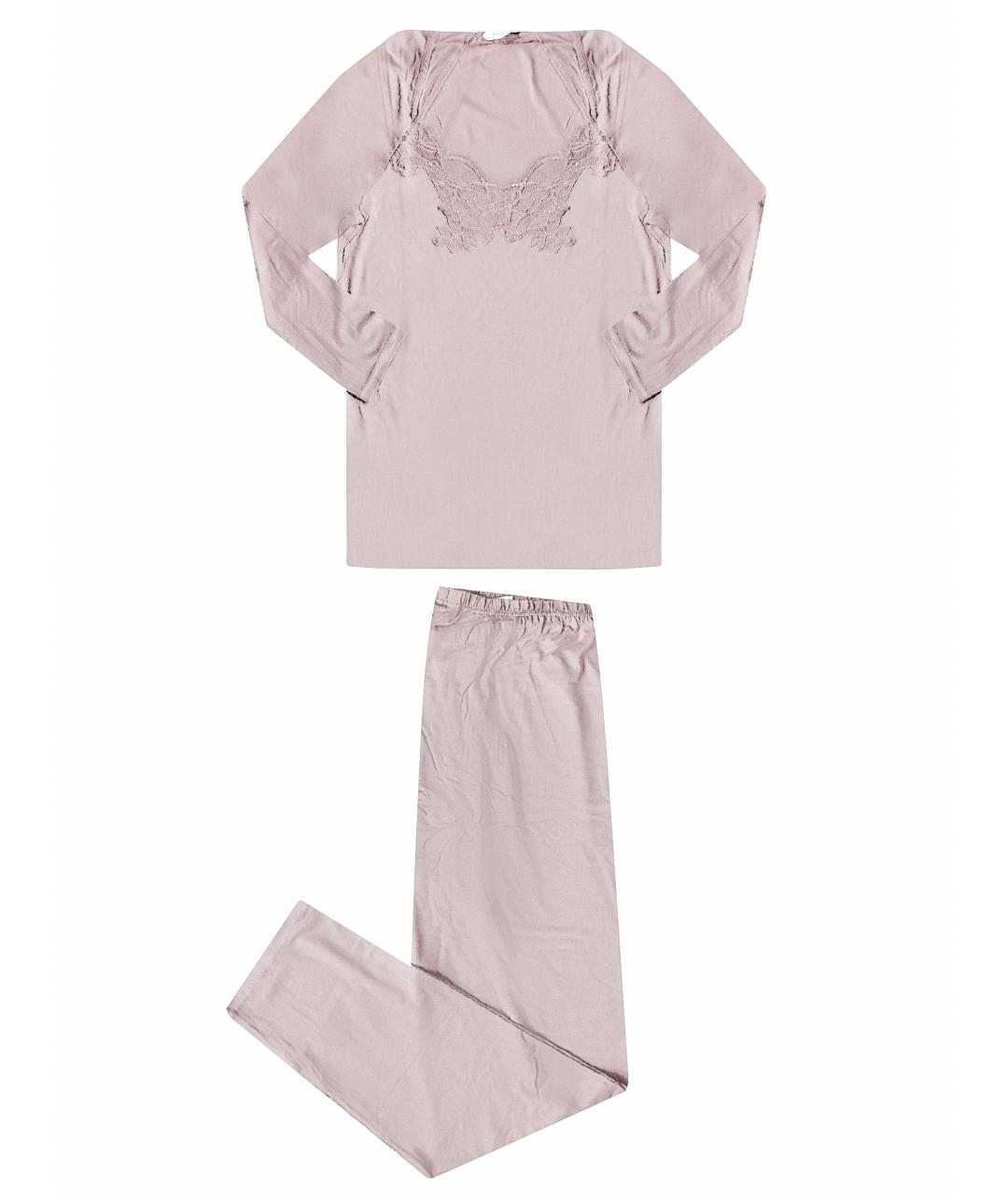FRETTE Розовая вискозная пижама, фото 1