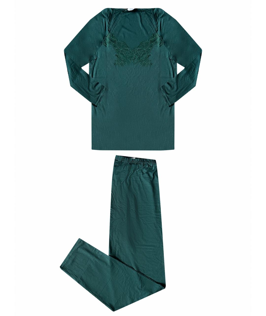 FRETTE Зеленая вискозная пижама, фото 1