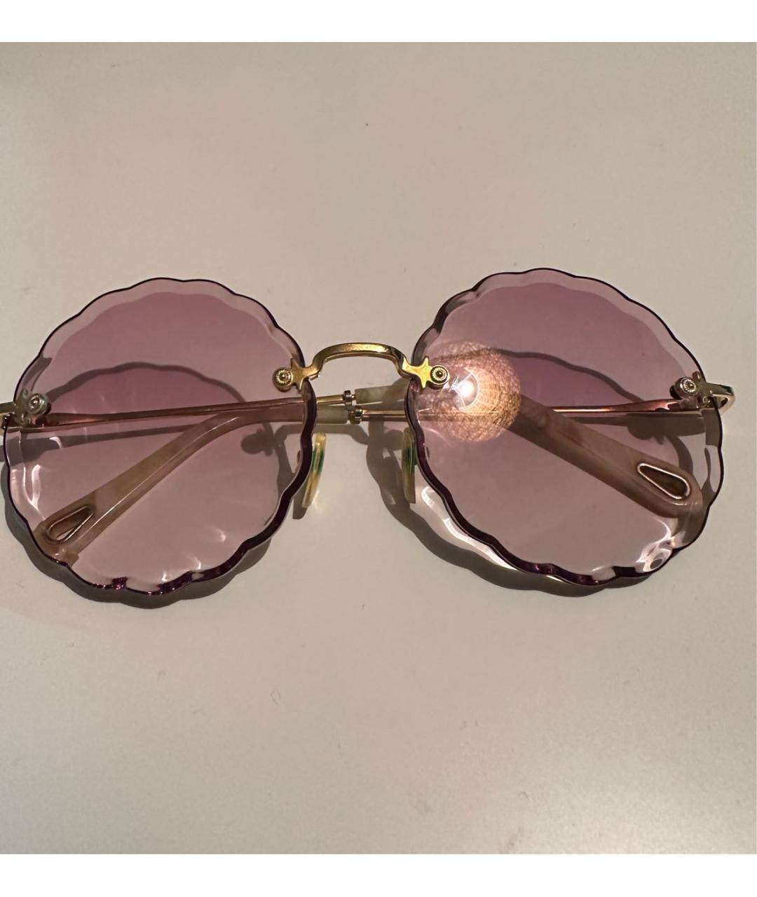 CHLOE Розовые солнцезащитные очки, фото 6