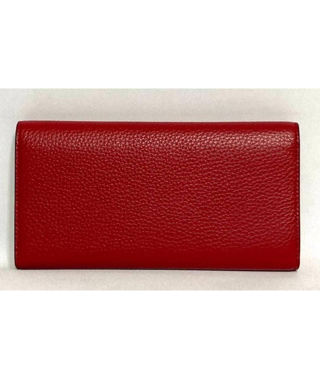 BALLY Красный кожаный кошелек, фото 3