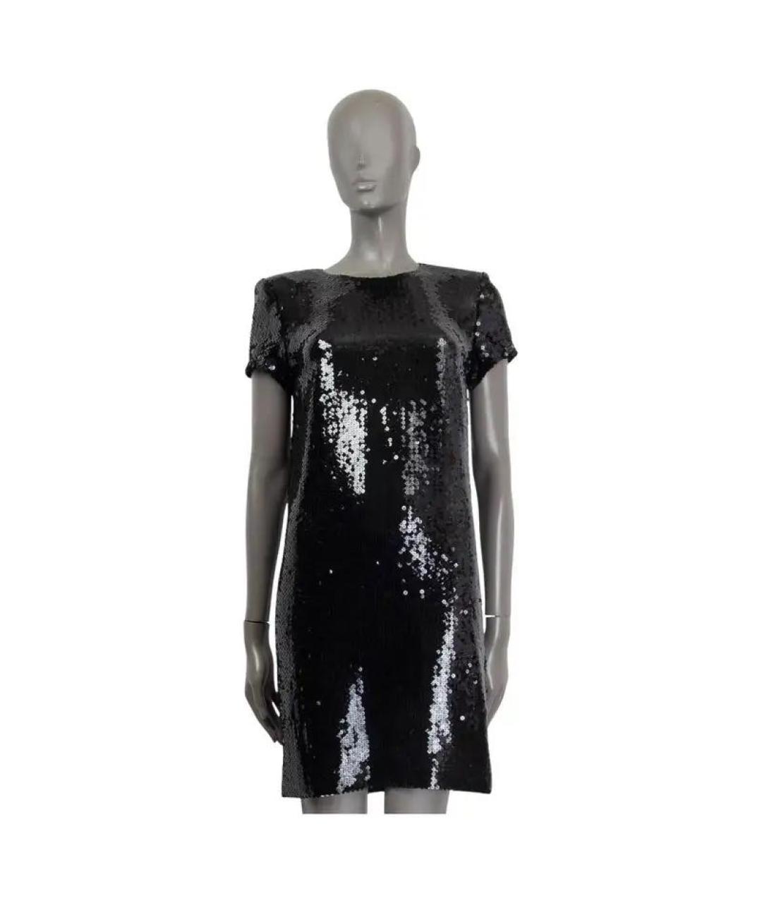 CHANEL PRE-OWNED Черное полиэстеровое коктейльное платье, фото 9