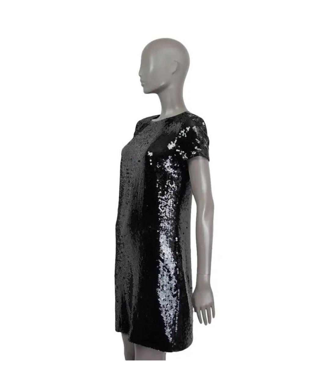 CHANEL PRE-OWNED Черное полиэстеровое коктейльное платье, фото 4