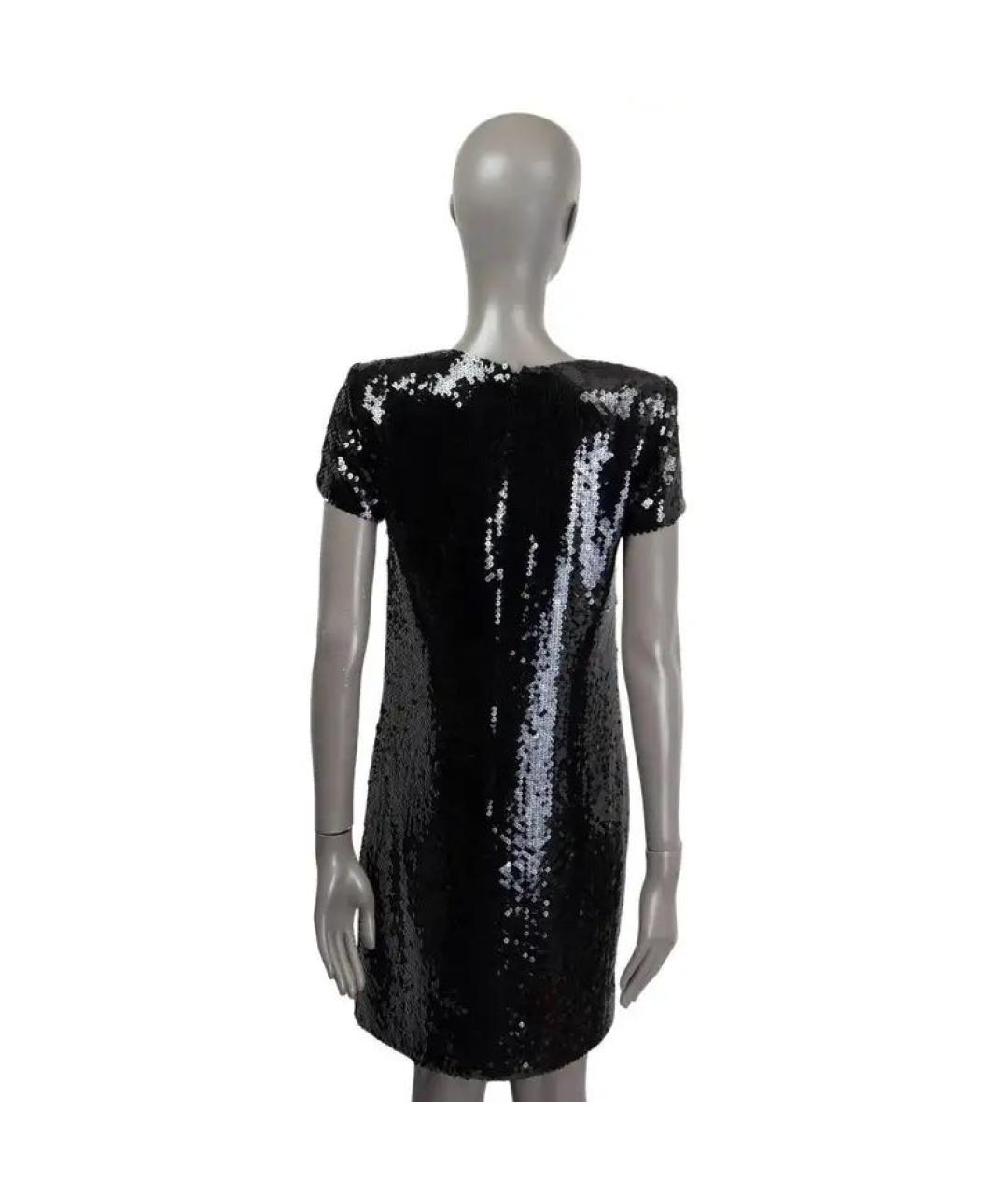 CHANEL PRE-OWNED Черное полиэстеровое коктейльное платье, фото 2