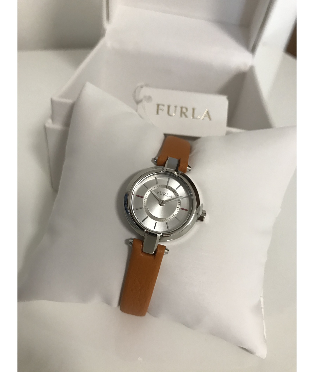 FURLA Оранжевое стальные часы, фото 2