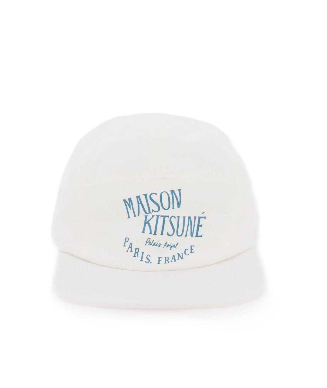 MAISON KITSUNE Белая хлопковая кепка/бейсболка, фото 1