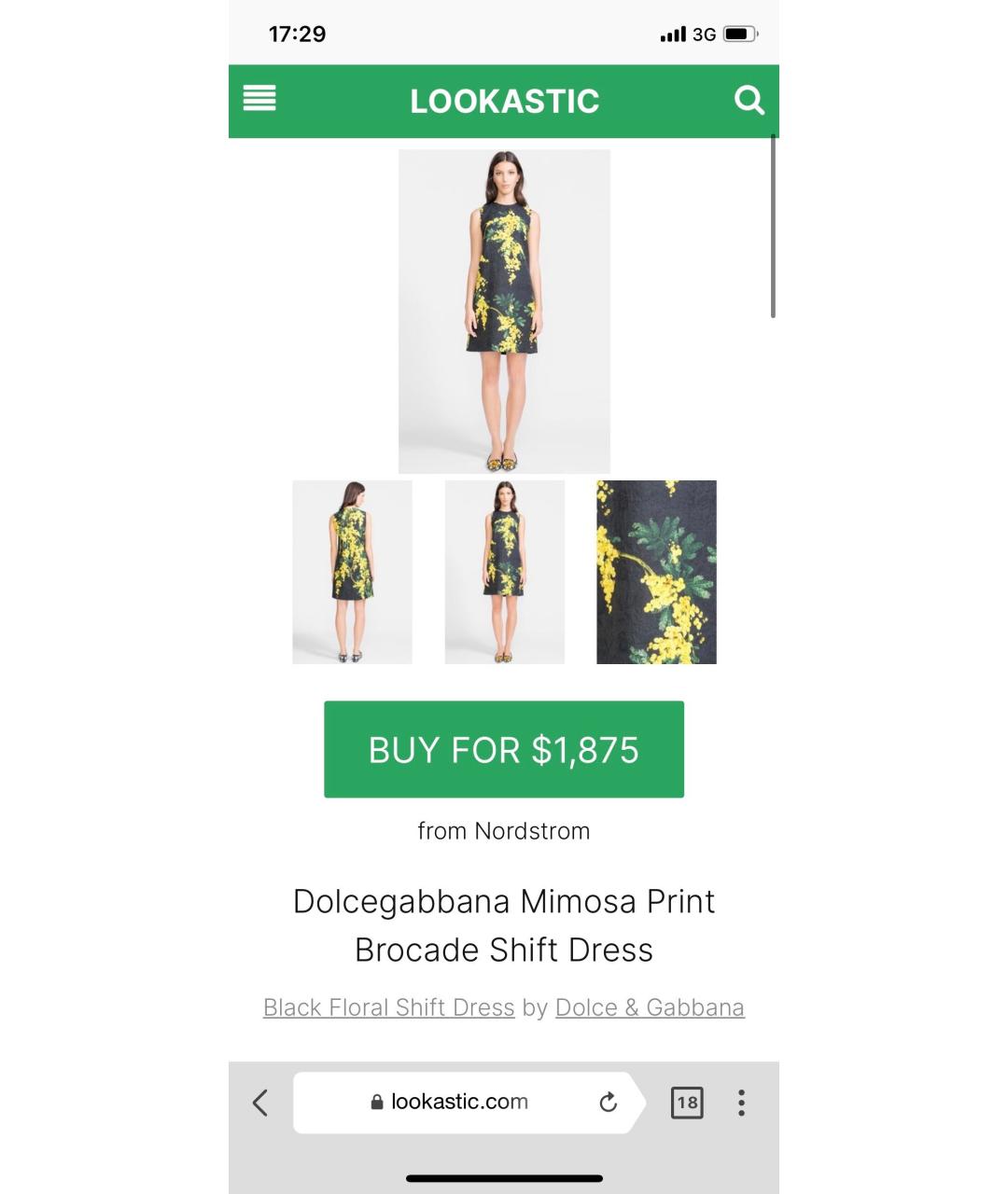 DOLCE&GABBANA Мульти хлопковое повседневное платье, фото 8