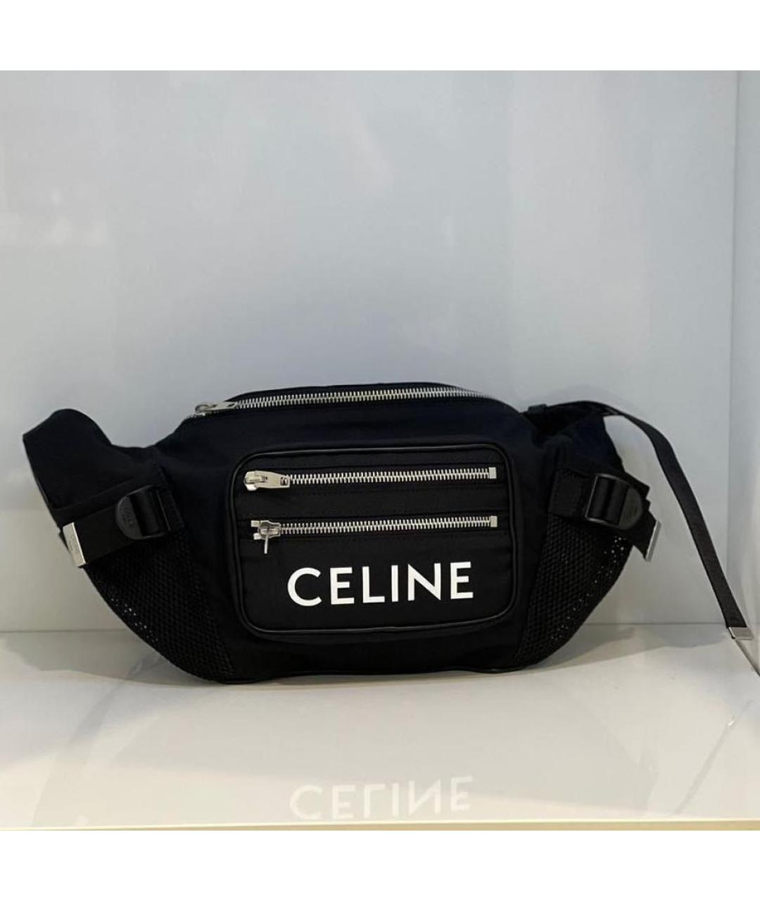 CELINE PRE-OWNED Черная поясная сумка, фото 3