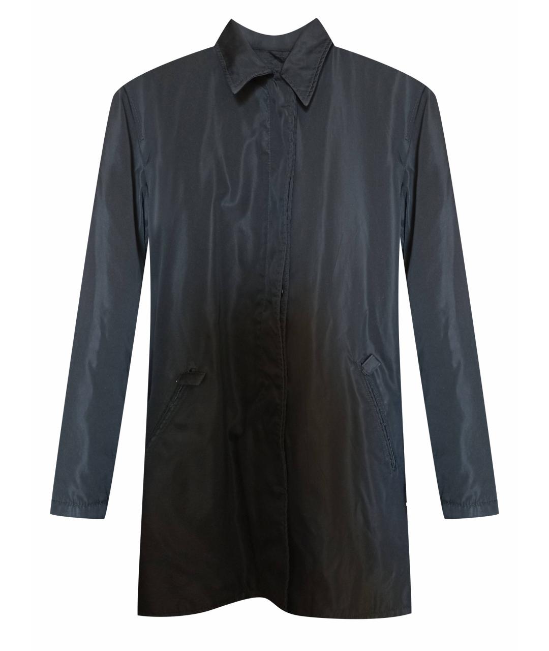 PRADA Черная полиэстеровая куртка, фото 1