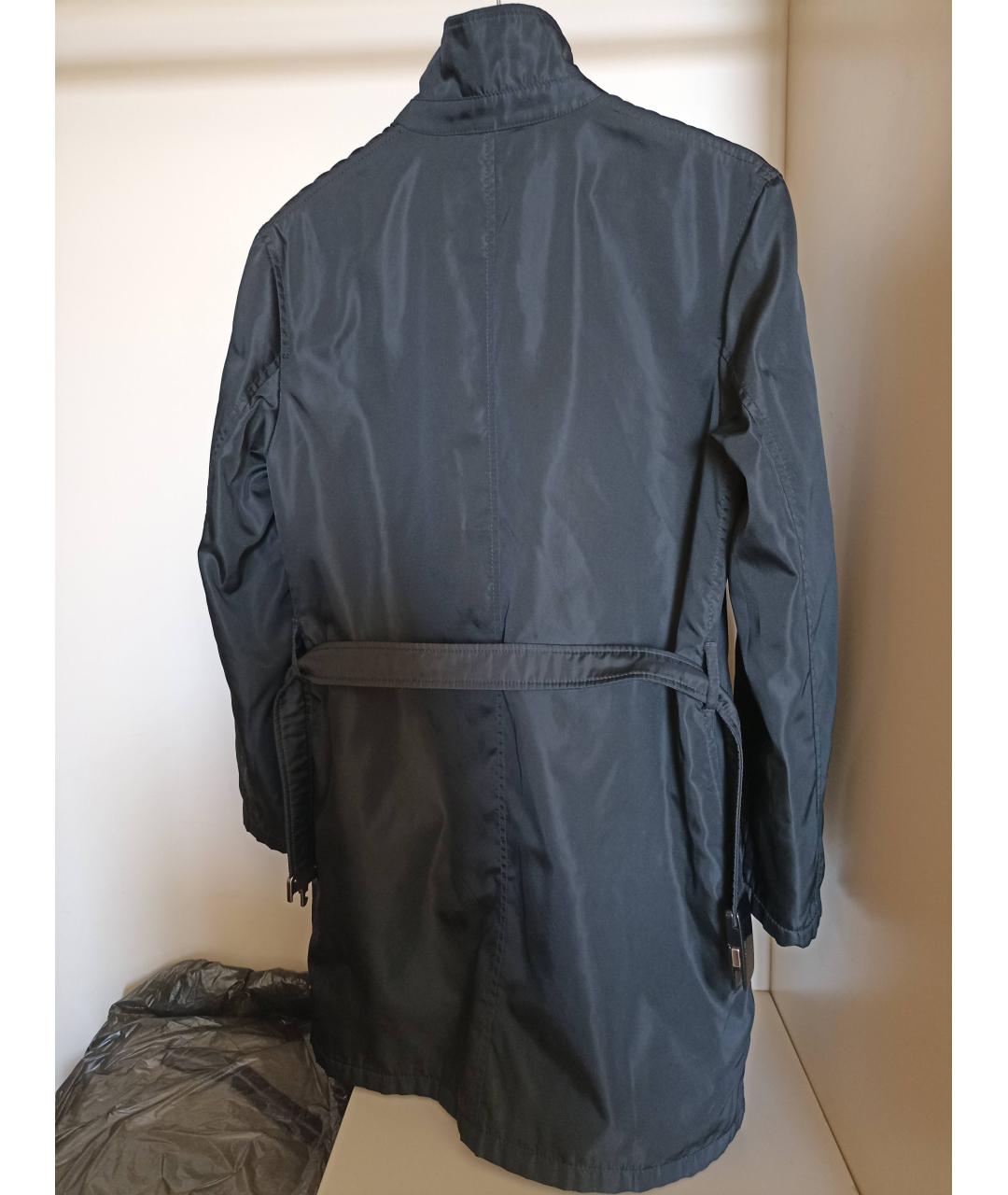PRADA Черная полиэстеровая куртка, фото 2