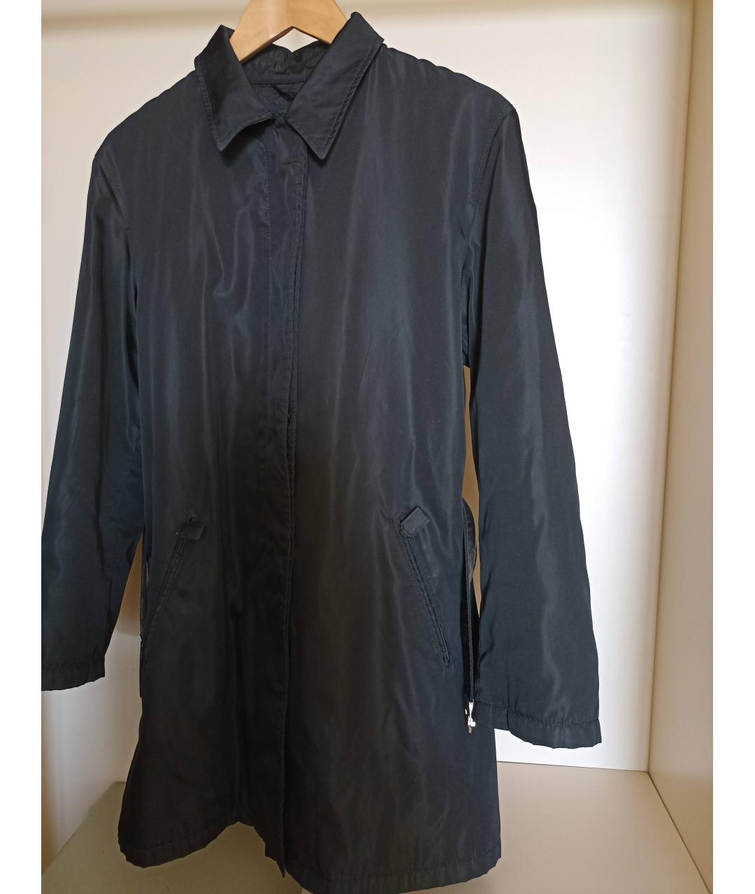 PRADA Черная полиэстеровая куртка, фото 7