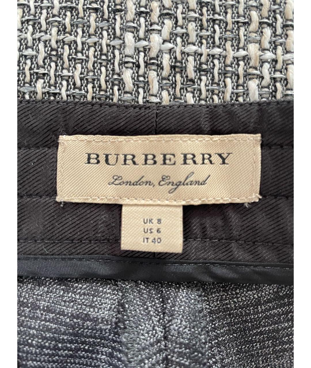 BURBERRY Шерстяные брюки узкие, фото 3