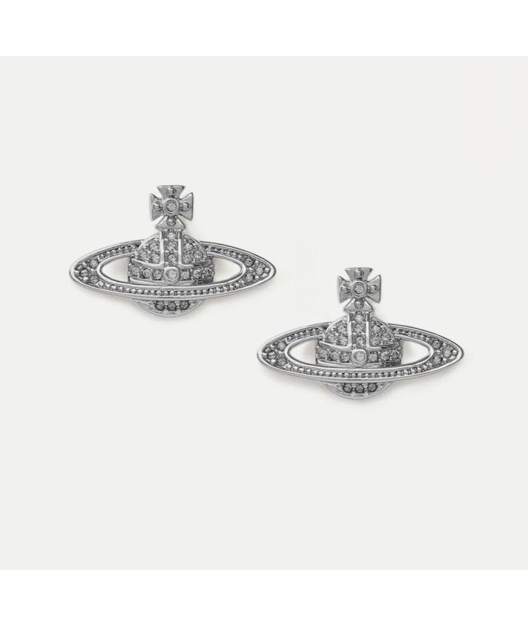 VIVIENNE WESTWOOD Серебряные латунные серьги, фото 5