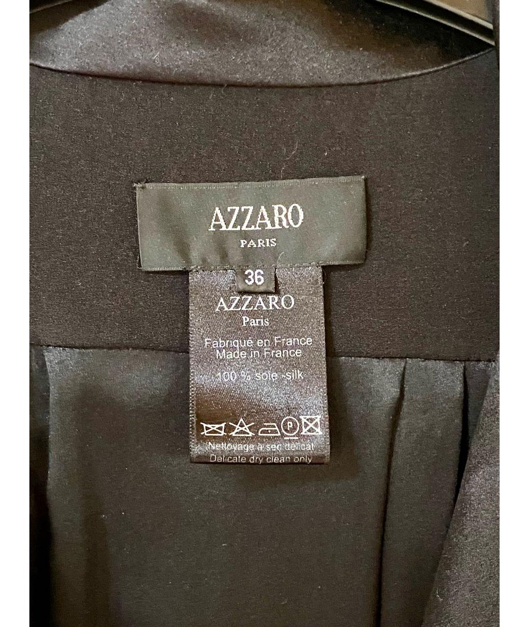 AZZARO Черный шелковый комбинезон, фото 3