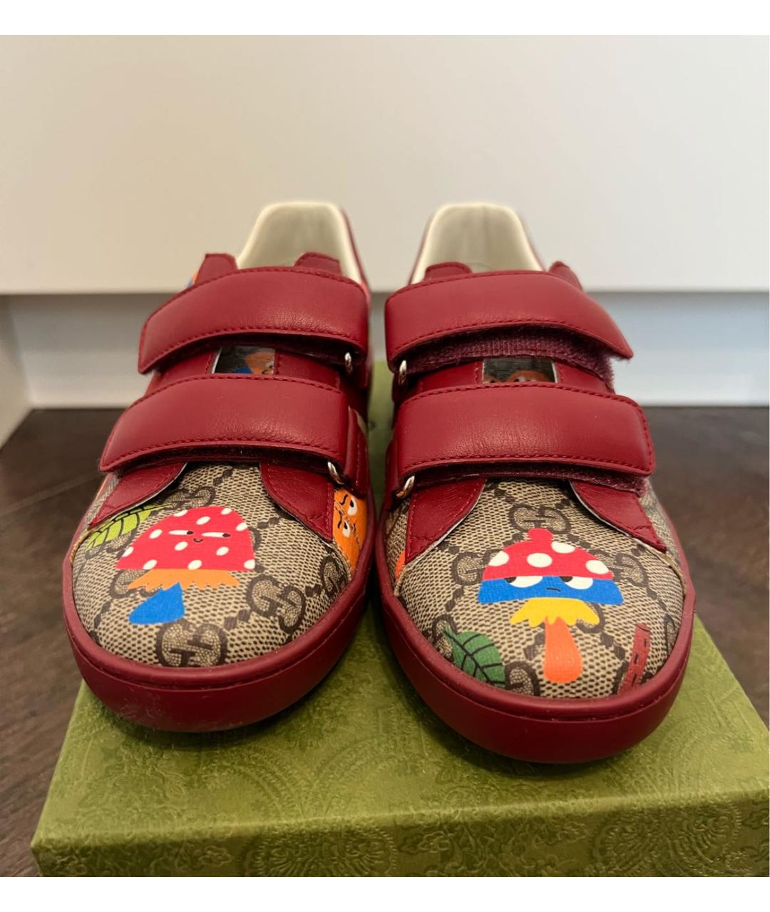 GUCCI Мульти кожаные кеды, фото 2