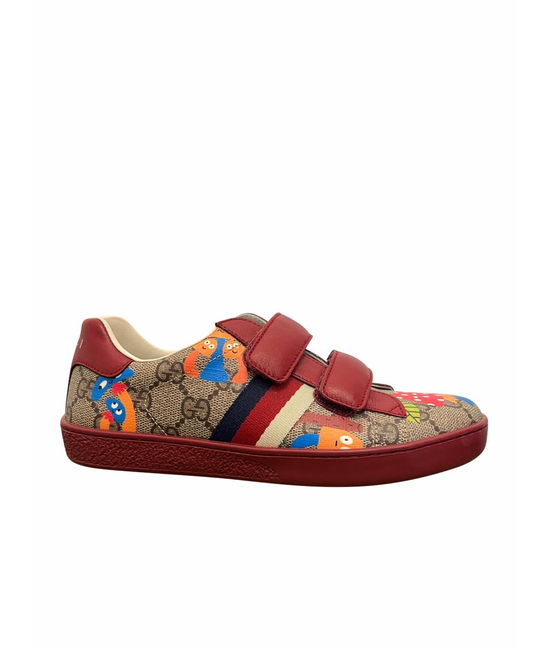 GUCCI Мульти кожаные кеды, фото 1