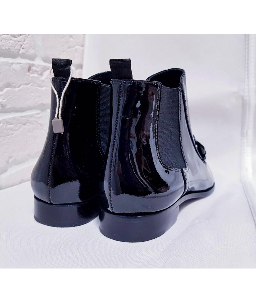 TORY BURCH Черные ботинки из лакированной кожи, фото 4
