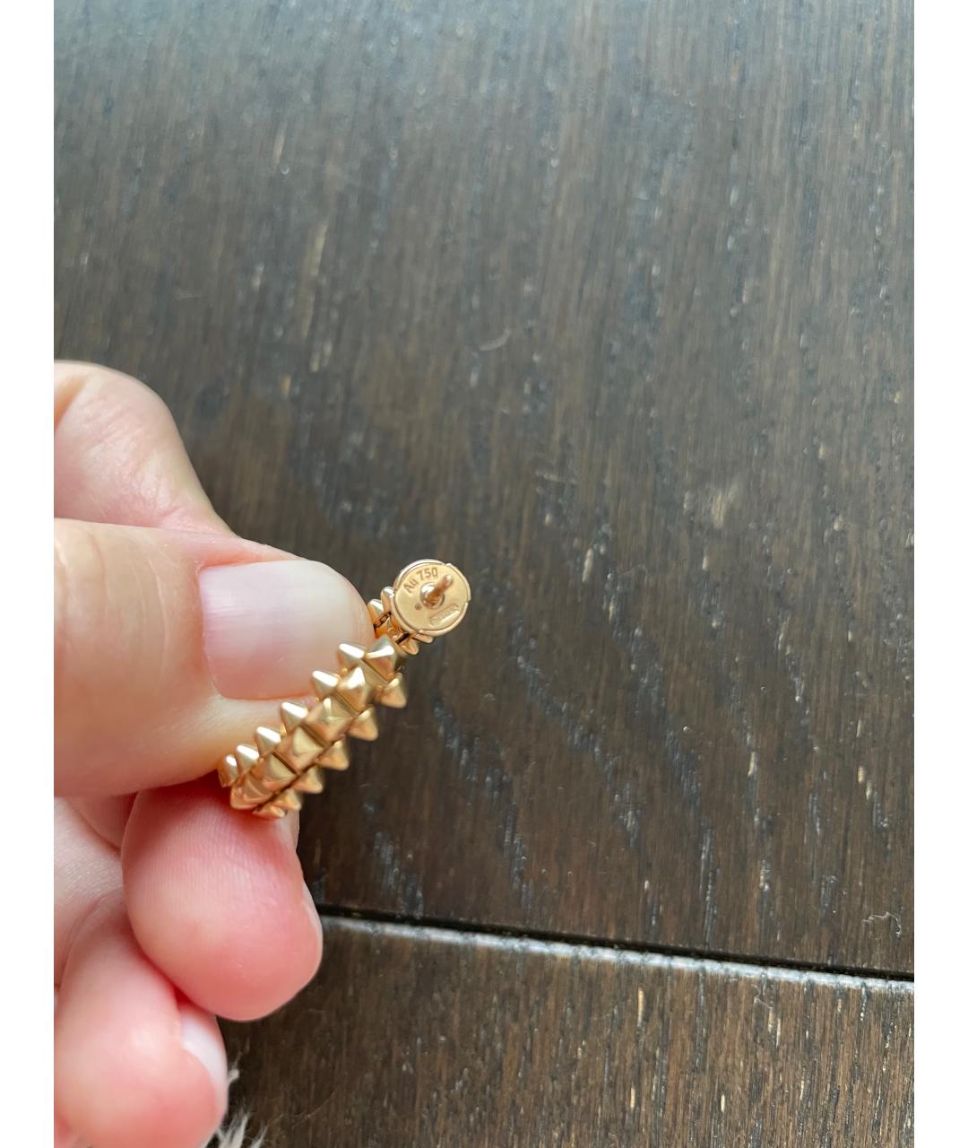 CARTIER Золотые серьги из розового золота, фото 2