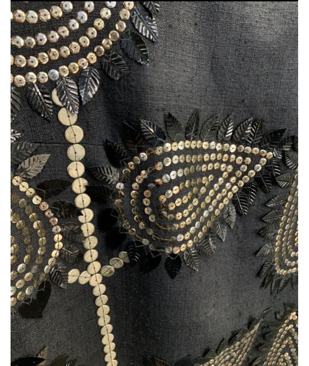 CHLOE Серое шелковое платье, фото 4