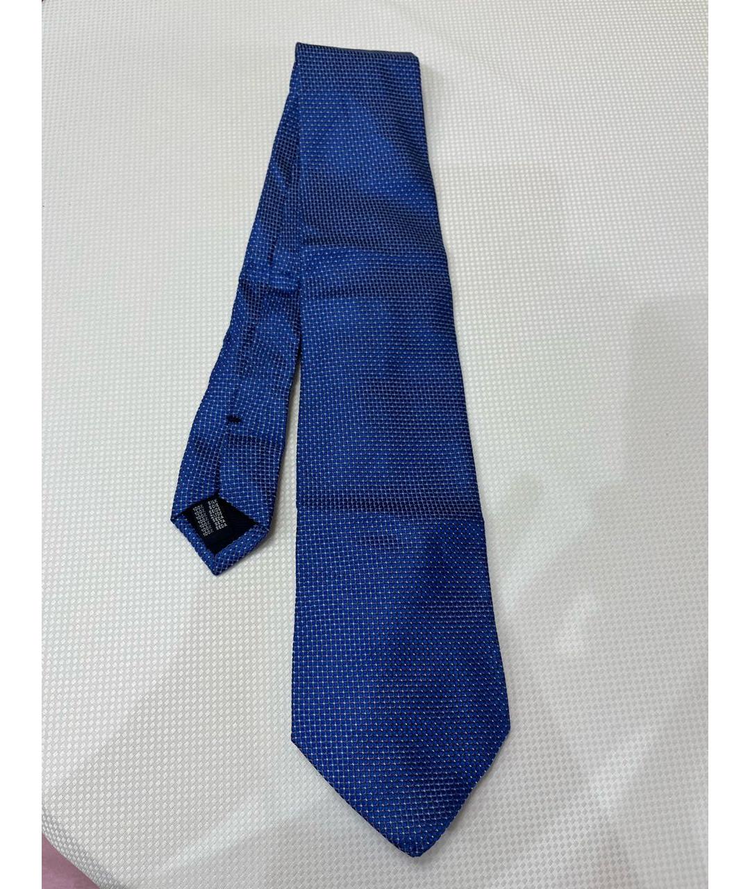 SARTORIA CASTANGIA Синий шелковый галстук, фото 5