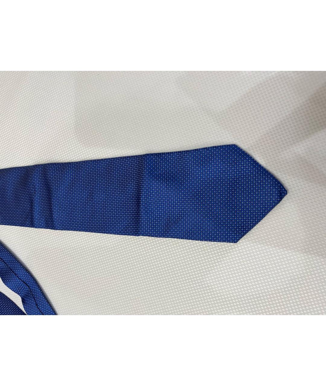 SARTORIA CASTANGIA Синий шелковый галстук, фото 4