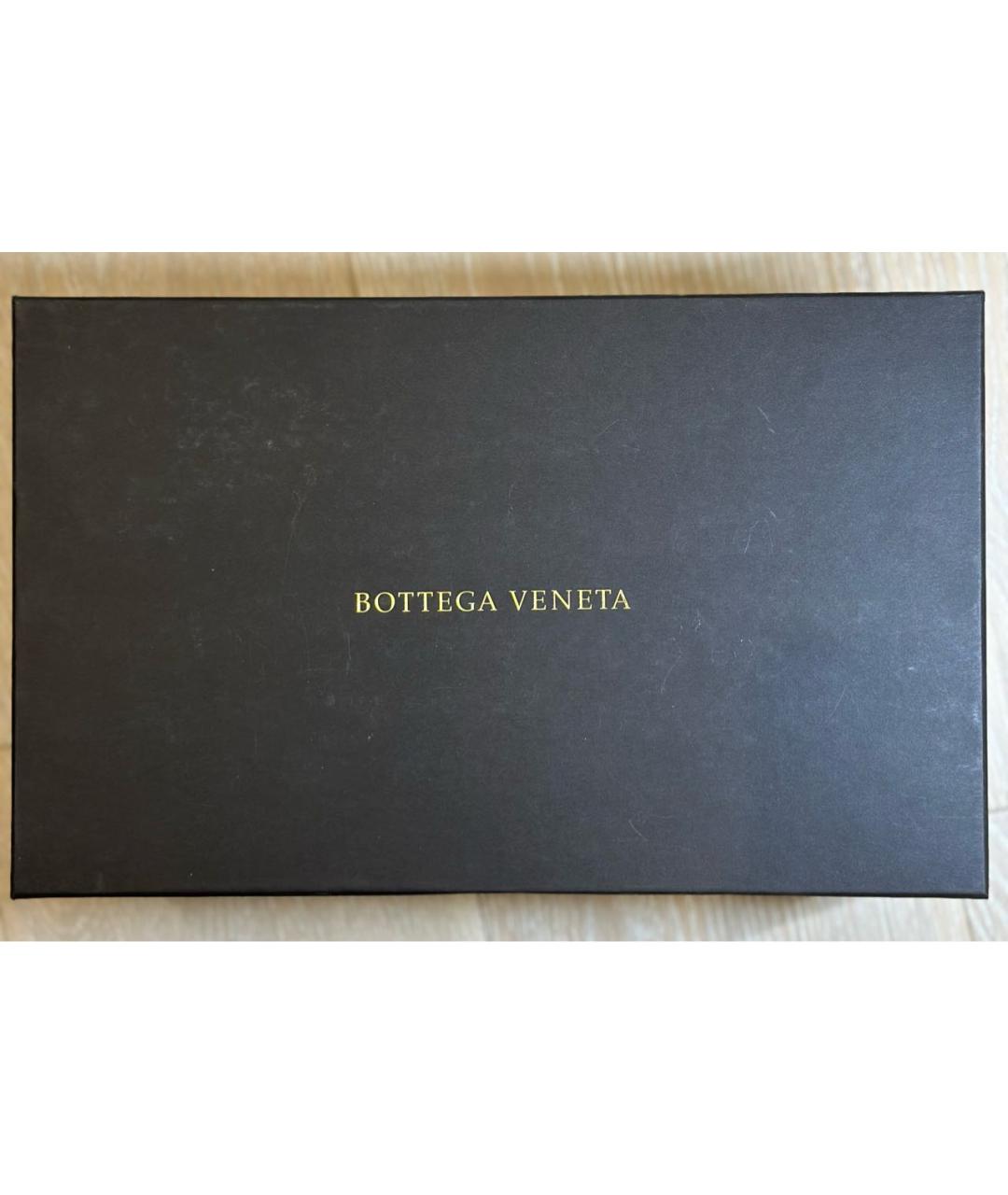 BOTTEGA VENETA Розовые кожаные кеды, фото 6