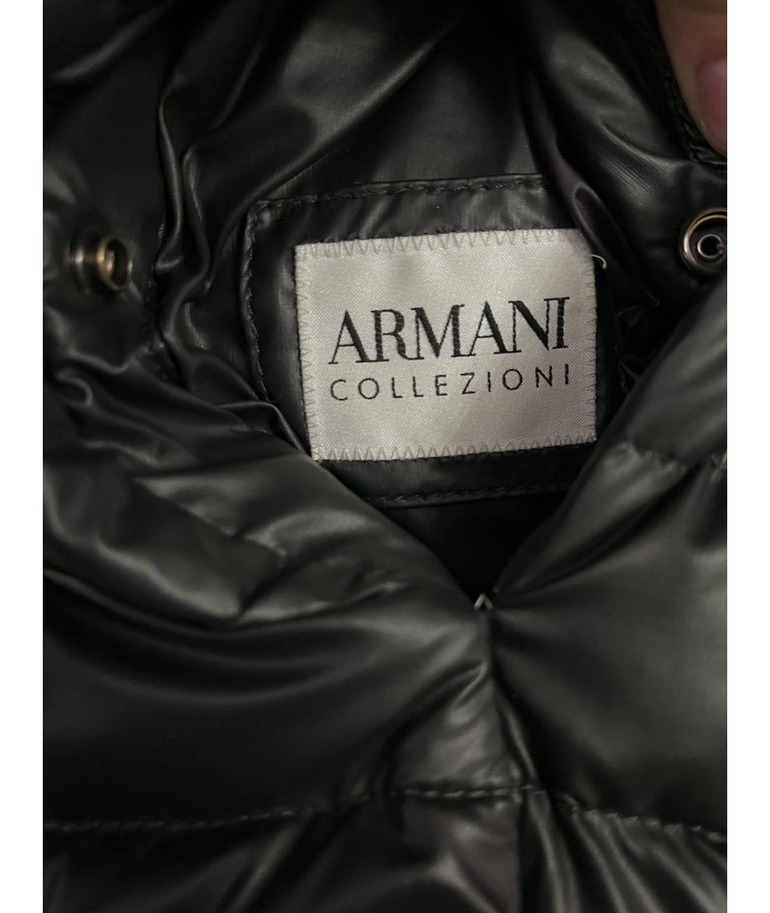 ARMANI COLLEZIONI Бордовая полиэстеровая куртка, фото 3