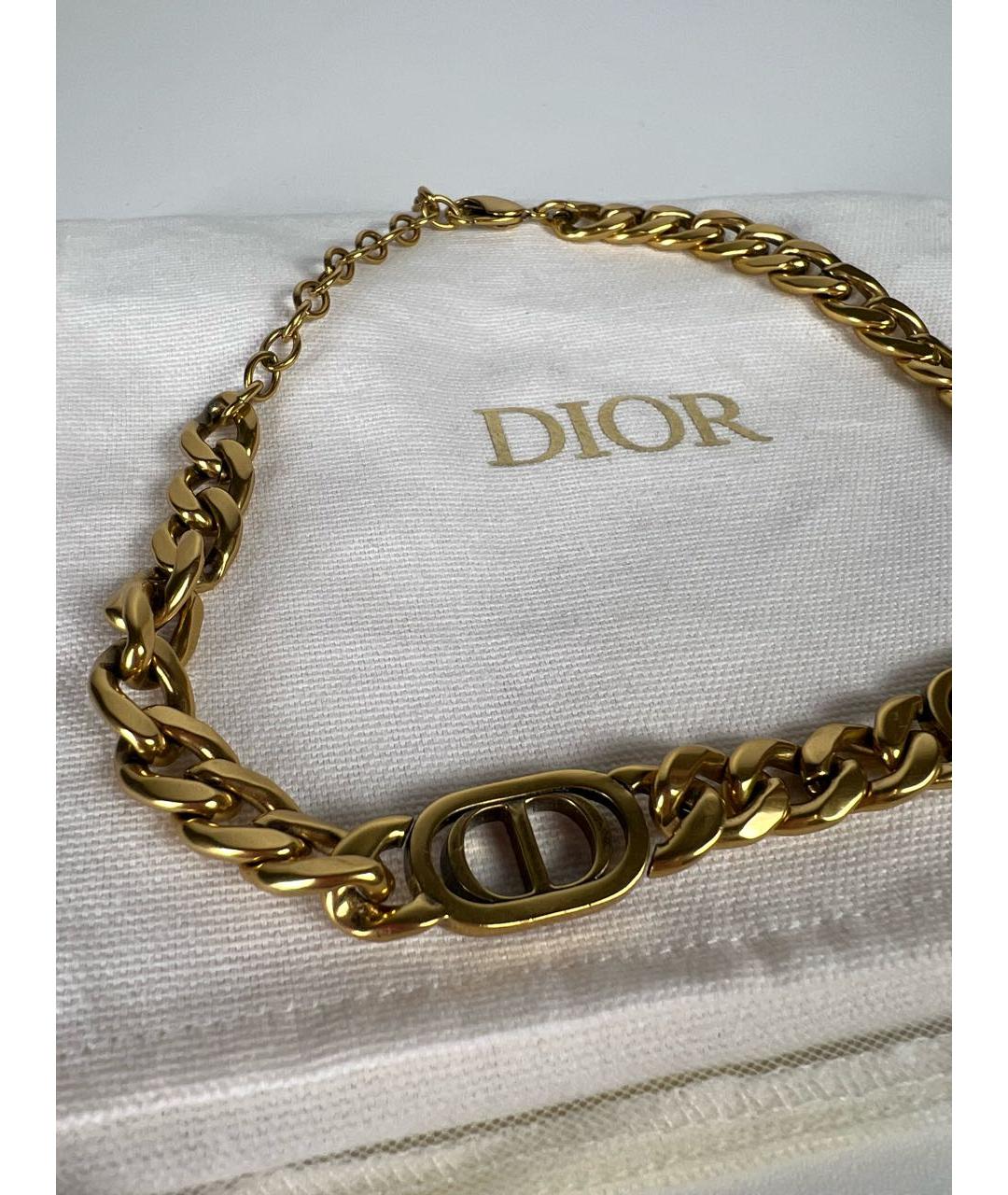 CHRISTIAN DIOR Золотое колье, фото 3