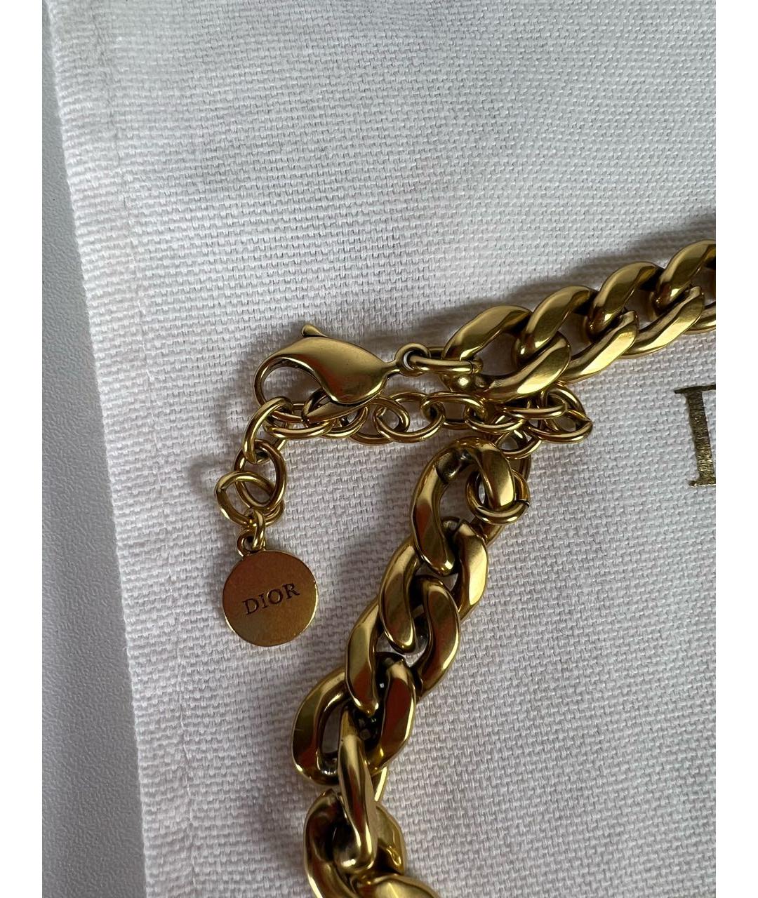 CHRISTIAN DIOR Золотое колье, фото 4