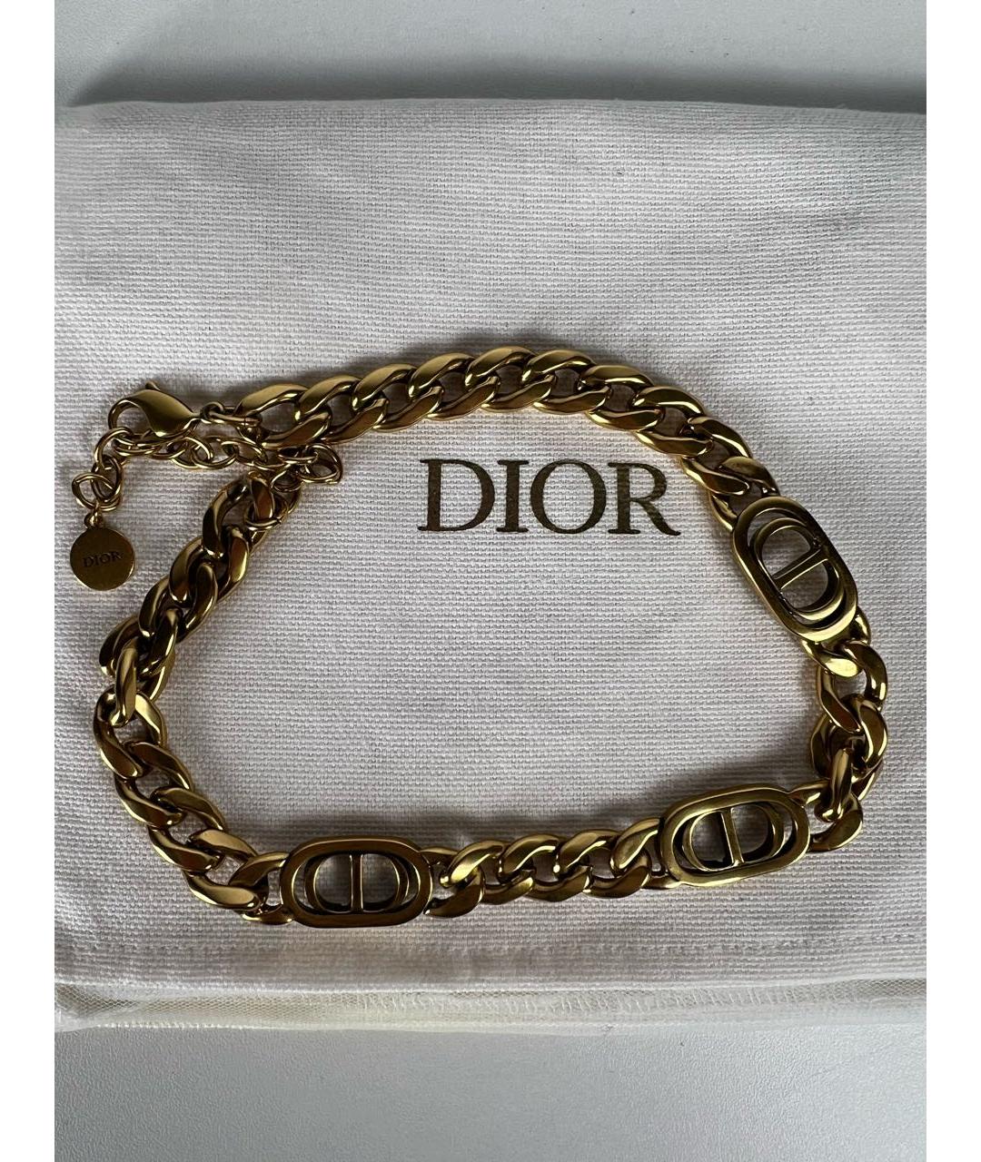 CHRISTIAN DIOR Золотое колье, фото 2