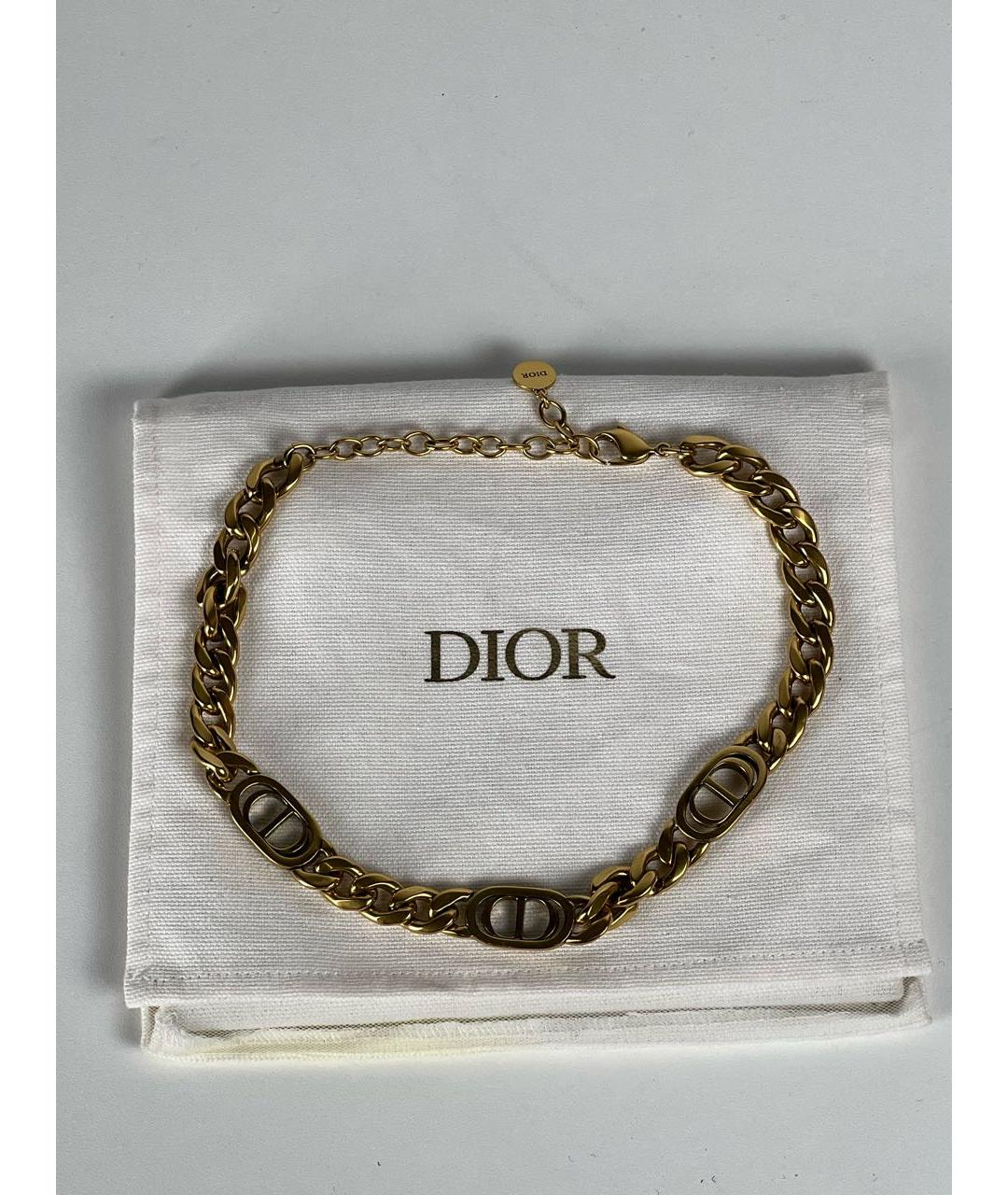 CHRISTIAN DIOR Золотое колье, фото 5