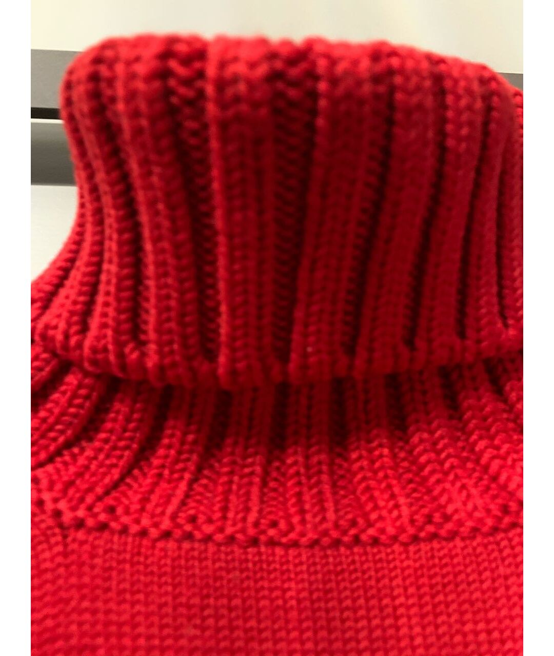 RUFFO Красный шерстяной джемпер / свитер, фото 6